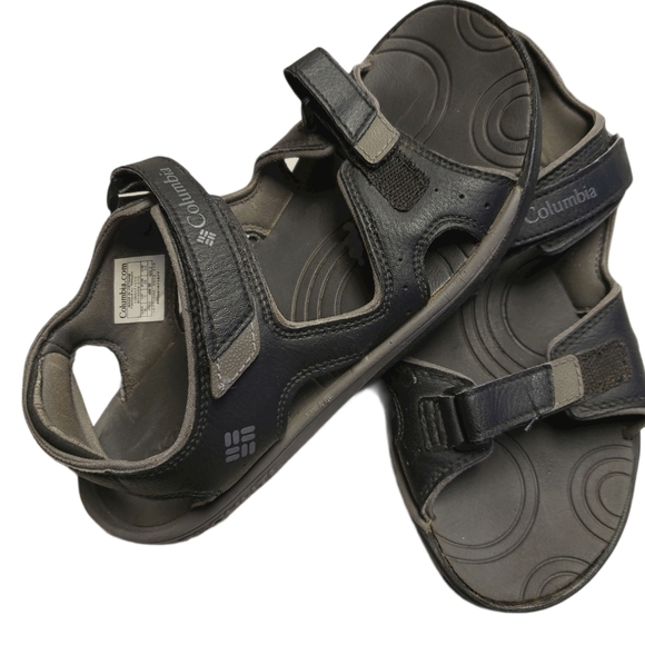 Columbia | Shoes | Columbia Black Sandals Double Strap Velcro Size 6 |  Poshmark